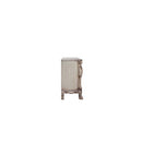 Dresden 7 Drawers, 2 Wood Door Dresser, Vintage Bone White Finish Acme