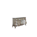 Dresden 7 Drawers, 2 Wood Door Dresser, Vintage Bone White Finish Acme