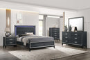 Haiden 6 Drawers  Dresser, Weathered Black Finish Acme