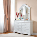 Estrella 8 Drawers Dresser, White Finish Acme