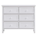 Lolanda 6 Drawers  Dresser, White Finish Acme