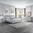 Gaines 6 Drawers  Dresser, Gray High Gloss Finish Acme