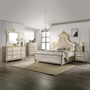 Lucienne 9 Drawers  Dresser, Beige Velvet Acme