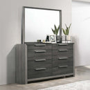 Jehoram 8 Drawers  Dresser, Gray Finish Acme