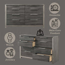 Jehoram 8 Drawers  Dresser, Gray Finish Acme