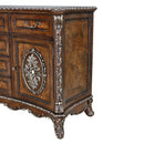 Devany 6 Drawers & 2 Doors Dresser, Cherry Finish Acme