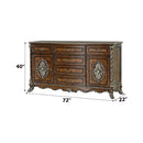 Devany 6 Drawers & 2 Doors Dresser, Cherry Finish Acme