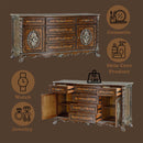 Devany 6 Drawers & 2 Doors Dresser, Cherry Finish Acme