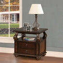Amado End Table, Walnut Finish Acme