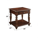 Farrel End Table, Walnut Finish Acme