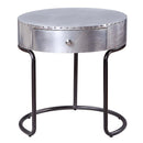Brancaster End Table, Aluminum Acme