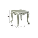Qunsia End Table, Champagne Finish Acme