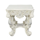 Adara End Table, Antique White Finish Acme