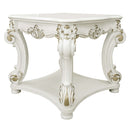 Vendome End Table, Antique Pearl Finish Acme