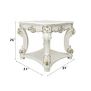 Vendome End Table, Antique Pearl Finish Acme