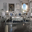 Dresden End Table, Bone White Finish Acme