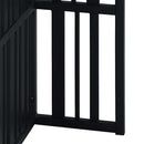 Zudora End Table, Antique Oak & Black Finish Acme