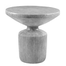 Laddie End Table, Weathered Gray Finish Acme