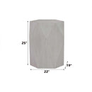 Hanniel End Table, Antique White Finish Acme