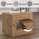 Harlan End Table, Brown Finish Acme