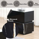 Drisana End Table, Black Mirrored Finish Acme