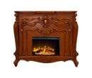 Picardy 59" Fireplace, Honey Oak Finish Acme