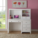 Lacey Writing Hutch, White Finish Acme