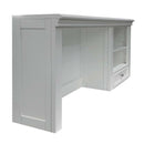 Lacey Writing Hutch, White Finish Acme