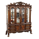 Dresden Hutch & Buffet, Cherry Oak Finish Acme