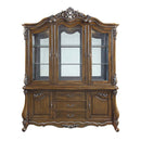 Latisha Buffet & Hutch, Antique Oak Finish Acme