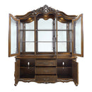 Latisha Buffet & Hutch, Antique Oak Finish Acme