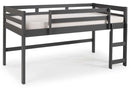 Lara Twin Loft Bed, Gray Finish Acme