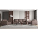 Malaga 59" Loveseat, Taupe Leather Acme