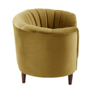 Millephri 71" Loveseat, Olive Yellow Velvet Acme