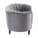 Millephri 71" Loveseat, Gray Velvet Acme