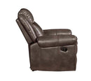 Lydia Motion 80" Loveseat w/USB & Console, Brown Leather Aire Acme