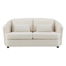 Mariko 69" Loveseat w/2 Pillows, Beige Linen Acme