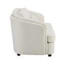 Mariko 69" Loveseat w/2 Pillows, Beige Linen Acme