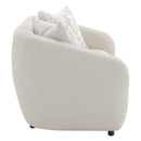 Etienne 67" Loveseat w/3 Pillows, Beige Linen Acme