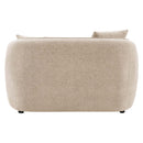 Keith 57" Loveseat w/2 Pillows, Beige Chenille Acme