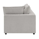 Marisa Modular RF 84" Loveseat w/2 Pillows, Beige Boucle Acme