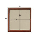 Louis Philippe III 36"x38" Mirror, Cherry Finish Acme