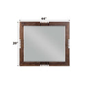 Andria 44"x39" Mirror, Reclaimed Oak Finish Acme