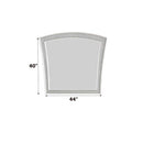 Maverick 44"x40" Mirror, Platinum Finish Acme