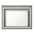 Antares 48"x37" Mirror w/Led, Light Gray Oak Finish Acme
