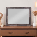 Juniper 48"x36" Mirror, Dark Oak Finish Acme