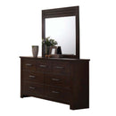 Panang 39"x37" Mirror, Mahogany Finish Acme