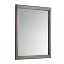 Louis Philippe 36"x38" Mirror, Antique Gray Finish Acme