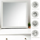 Louis Philippe III 36"x38" Mirror, White Finish Acme