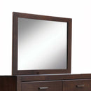 Oberreit 41"x34" Mirror, Walnut Finish Acme